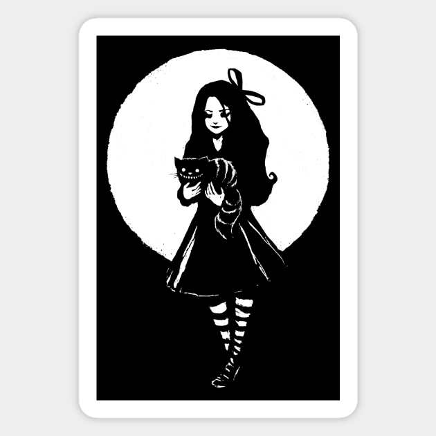 Dark Alice Magnet by CrumblinCookie